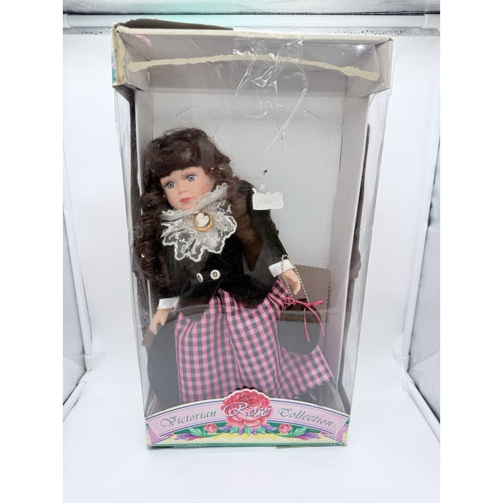 1997 BRASS KEY Victorian Rose Collection 16" Porcelain Doll Melissa Jane
